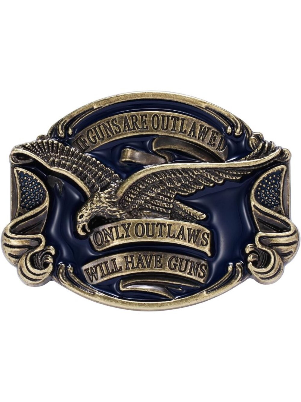 Men Bronze Eagle Buckle Cowboy Western Belt Buckle American Flag Eagle Gift Belt